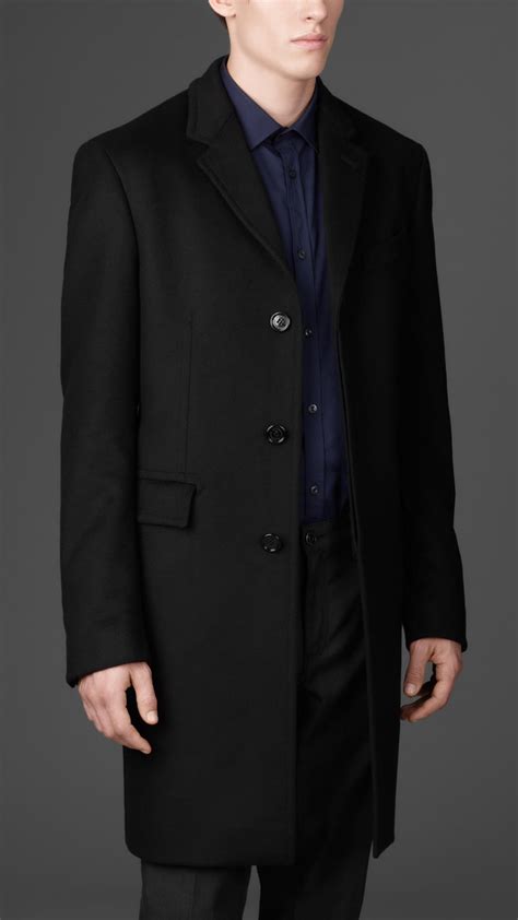 burberry london men's long wool cashmere top coat|burberry kensington cashmere coats.